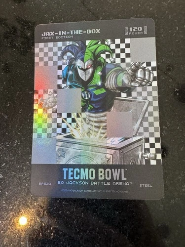 2026 Bo Jackson Battle Arena Tecmo Bowl Jax-In-The-Box Big Pixel Steel BP620