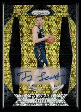 2017-18 Panini Prizm Autographs Gold Fast Break T.J. Leaf RC Auto /10 Indiana