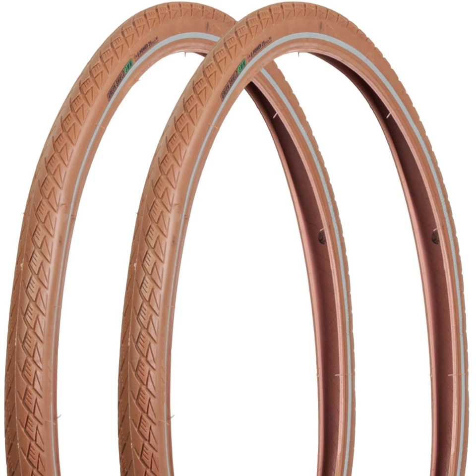 2x Set Fahrrad-Reifen Braun 28" 28 x 1,5 Zoll ETRTO 40-622 Fahrrad-Decke Mantel - Bild 3 von 4