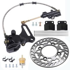 Rear Brake Assembly Master Hydraulic Cylinder Caliper with Replaced Disc...