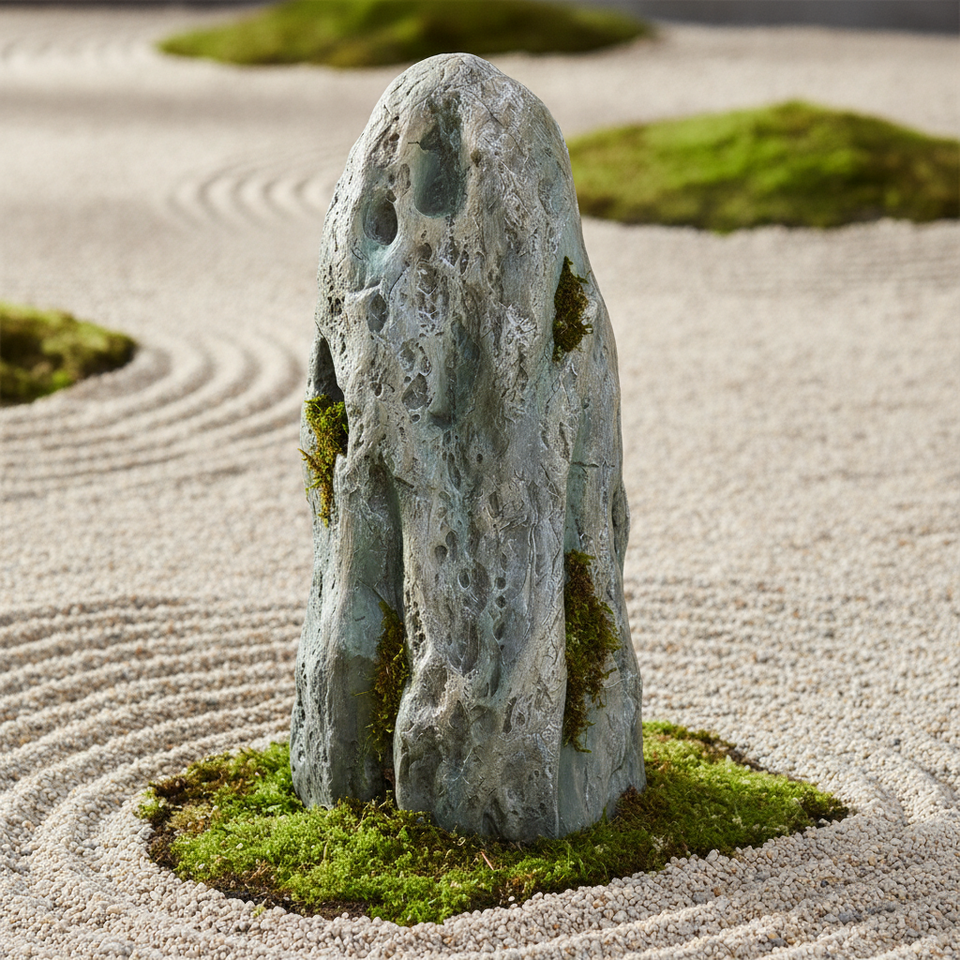 Natural Rocks And Shells Artificial Landscape Rock Faux Natural Garden Decor Fiberglass Hollow ...