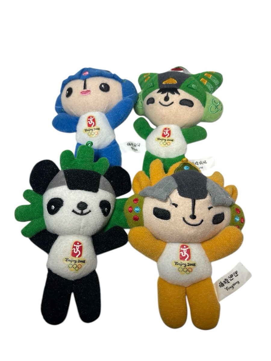 2008 Beijing Summer Olympics Fuwa Mascot Plush Doll Toys Set