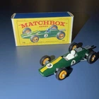 Matchbox Lesney No. 19 Lotus Racing Car with Mint Box Green