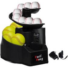 Rechargeable Baseball Softball Toss Machine A...