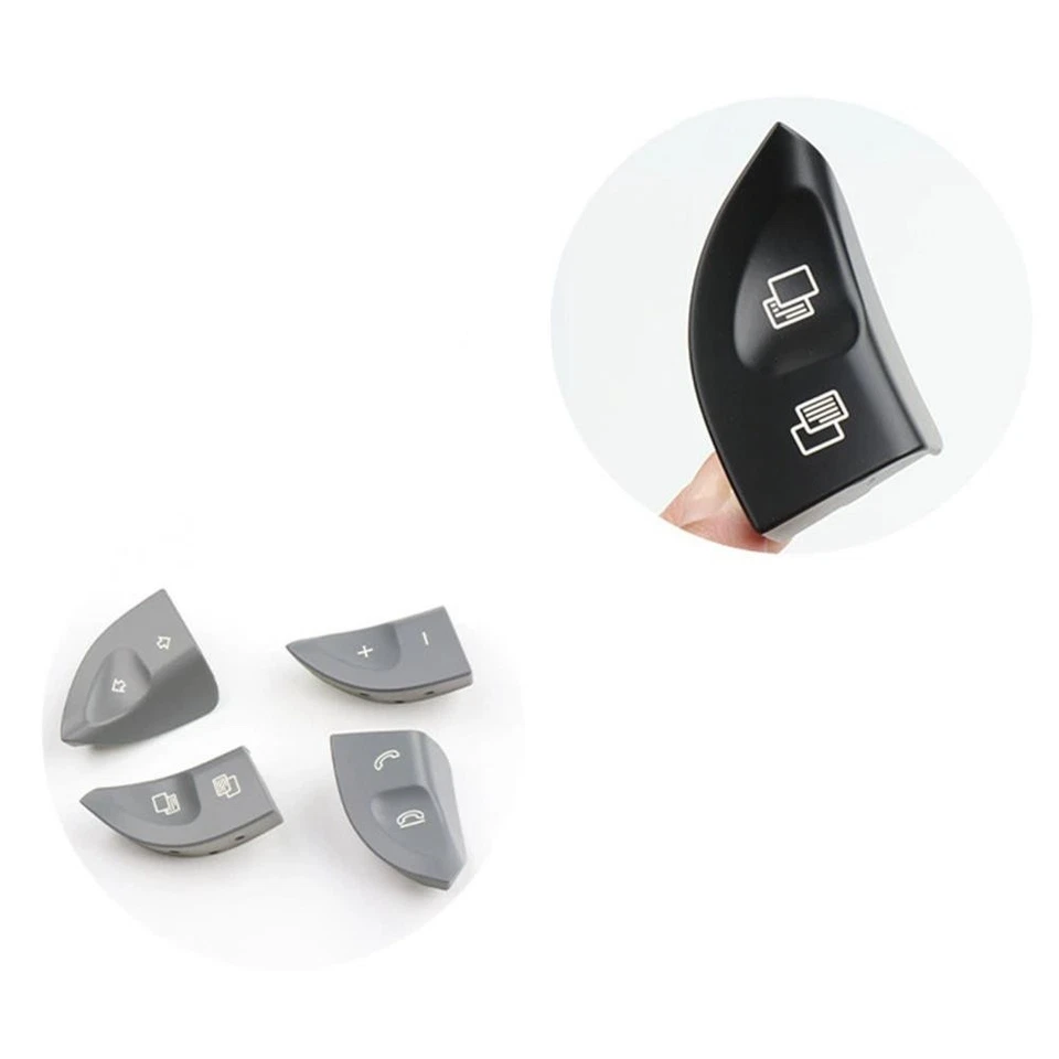 New Steering Wheel Control Button Cover for Mercedes-Benz W220 S-Class 1998-2005 Foto 3 de 4