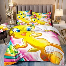 28.Tweety Bettwäsche Set Anpassbar Bettdeckenbezug135x200 Kissenbezüge80x80