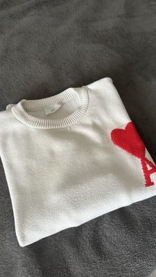 Ami paris Sweater Weiß