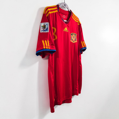 SPAIN HOME - World Cup 2010 - Football Soccer - XAVI # 8 - XL (Run