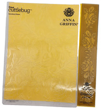 Anna Griffin Cuttlebug Sweetheart Roses 5" x 7" Embossing Folder and Border