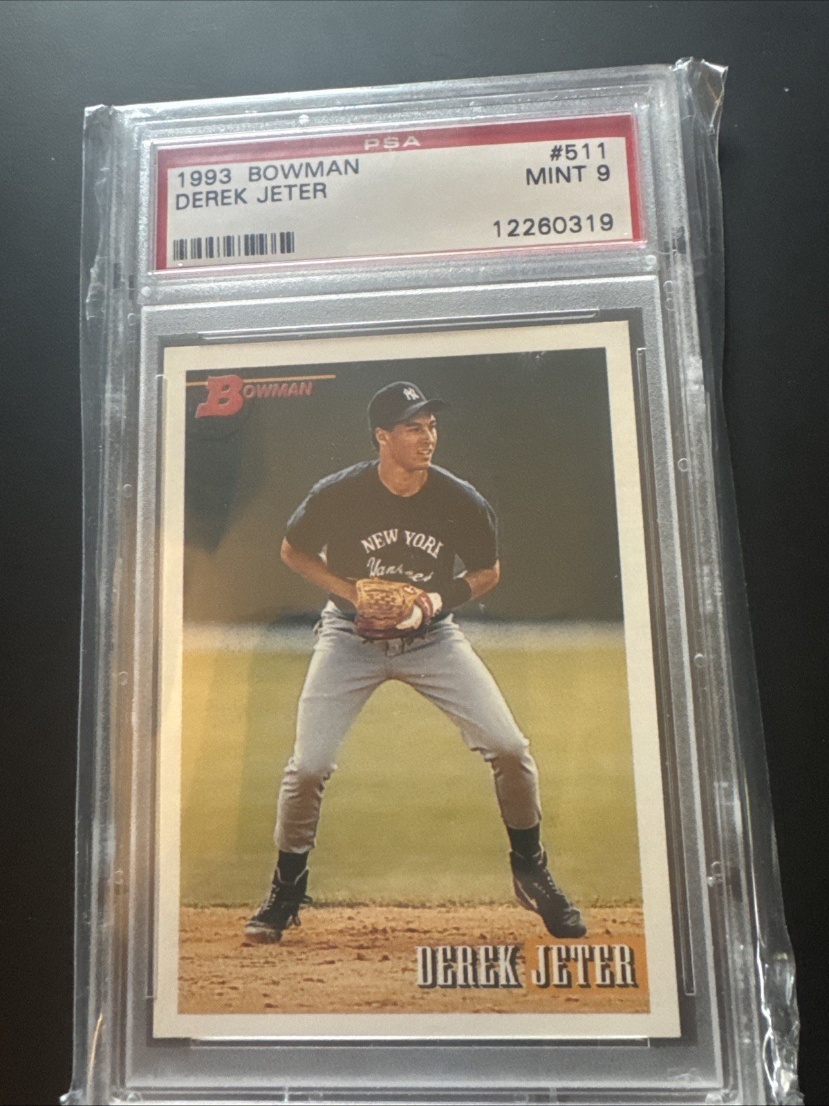1993 Bowman - Derek Jeter #511 (RC) New York Yankees Great Hall of Fame PSA9