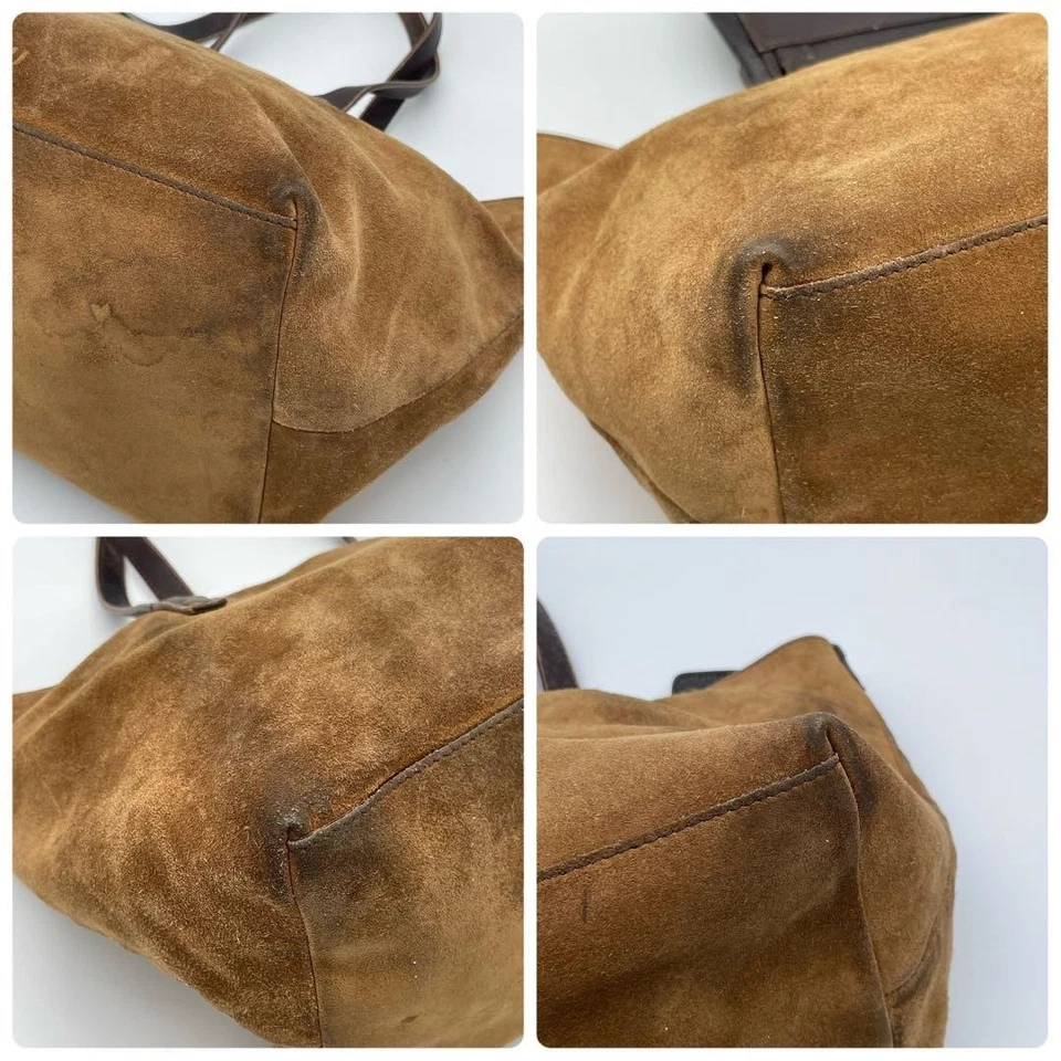 Bolso de Mano Miu Miu Archive - Bolso de Mano - Cuero Gamuza Marrón con Bloqueo Giratorio - Usado, Foto 4 de 4