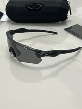 New OO9208 Oakley Radar EV Patn Sunglasses Black Frame Polarized Lenses
