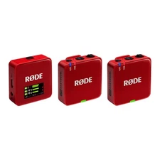 RODE Wireless GO (Gen 3) Compact Wireless Microphone System (Red)