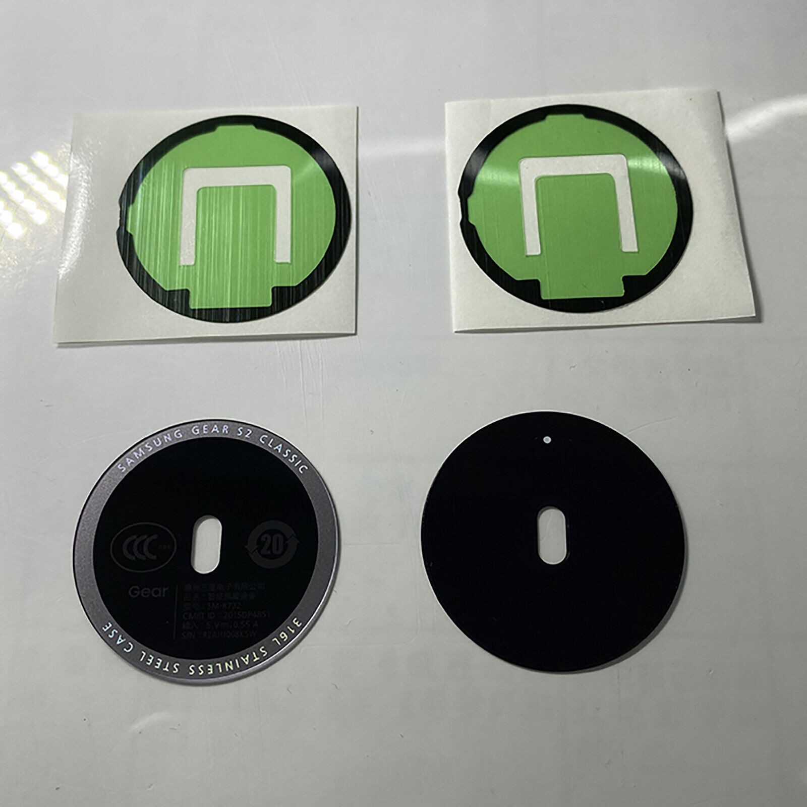 For Samsung Gear S2 R720 Watch Rear Glass Replace Battery Cover Back Cover Glass