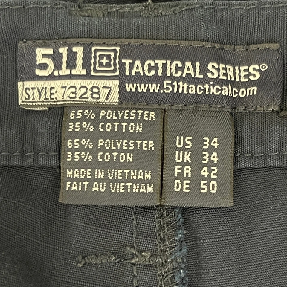 (Lote de 2) Pantalones Cortos de Trabajo 5.11 Tactical Taclite Pro Para Hombres 34 CCW Carga Exterior Azul Marino Foto 2 de 4