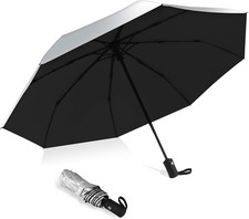 42/46/50Inch Compact Umbrella Travel Size Umbrellas for Rain Waterproof and Wind