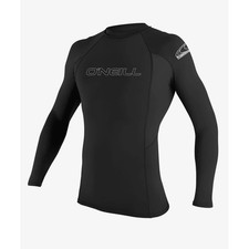 O'Neill Black Basic Skins 50 Long Sleeve Rash Guard XL