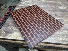 Handcrafted PURPLEHEART & CHERRY End Grain Cu...