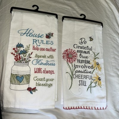 Krinkle Flour Sack Towels Nicole Tamarin, Kay Dee Designs,17.5 X28  100% cotton