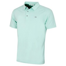 Calvin Klein Mens 2026 Campus 3 Button Ribbed Collar Golf Polo Shirt 40% OFF RRP