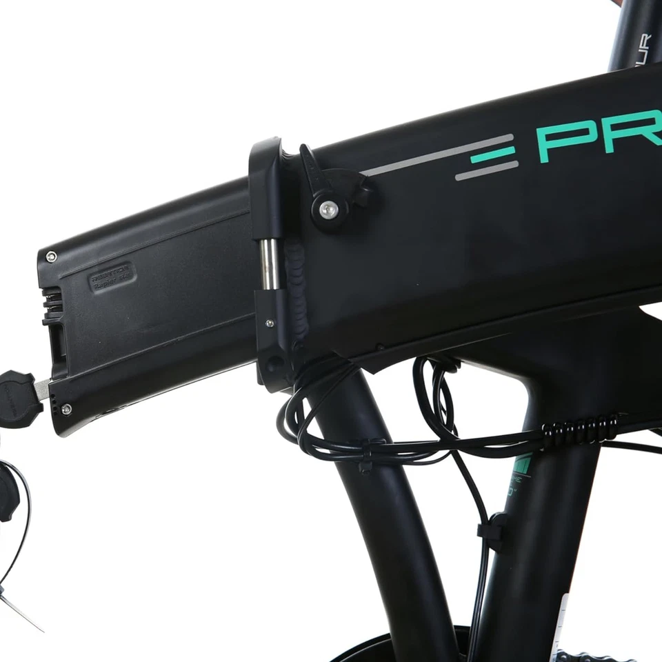 20 Zoll Klapprad 250W 9 Geschwindigkeit Faltrad Mini Stadtfahrrad Schwarz Neu - Bild 4 von 4