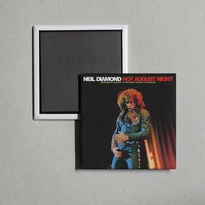 Neil Diamond - Hot August Night Album Cover Locker Fridge Magnet