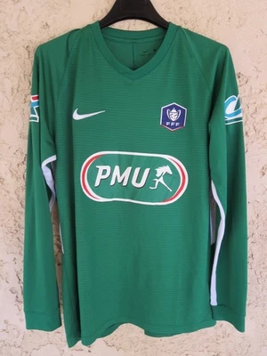 Maillot football COUPE DE FRANCE porté n°13 NIKE vert PMU L - Photo 1/4