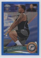 2011 Topps Chrome Blue Refractor 134/199 Mike Pouncey #66 01i1