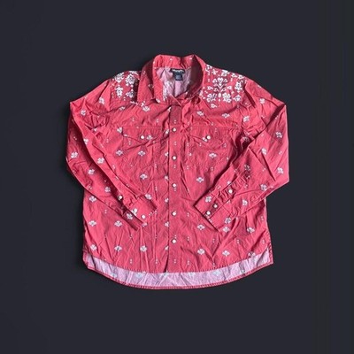 Wrangler Retro Pearl Snap Shirt Mens Medium Western Cowboy Aztec