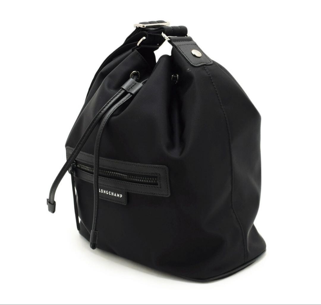 LONGCHAMP black drawstring bag - image 2