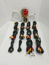 New Audio/Video Cables. 10 RCA A/V, 2 S Video , 1 RCA Audio and 2 Coax Cables .