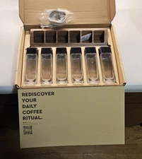 Normcore 6 Tubes Coffee Bean Cellars with Wood Stand (Open - Box / New)