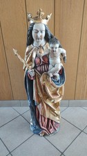 Madonna mit Kind Holzfigur ca 86 cm – handgeschnitzt  Selten