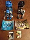 LEGO BIONICLE 8566 Onua Nuva and 8570 Gali Nuva