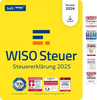 WISO Steuer 2026 (Steuerjahr 2025) nicht registriert Download Version Lizenz Key