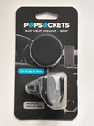 PopSockets Car Vent Mount + Grip Combo Pack Clips to Any Air Vent - New, Black