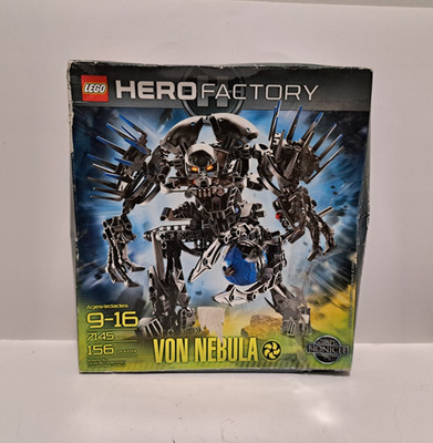 LEGO Hero Factory Von Nebula 7145 Bionicle, Complete, Taped Box, Packaging Worn