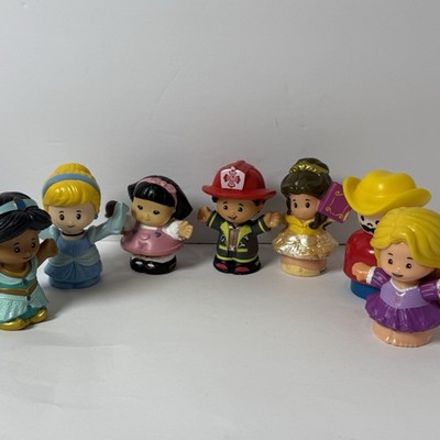 Lot Mix Fisher-Price Little People Toddler Toy Disney Princess Firefighter Sonya