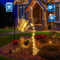 Solar GießKanne Mit Lichterkette FüR Garten Deko Led AußEnbeleuchtung
