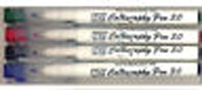 Zig Kalligrafie Stift - 3 Spitzengrößen in 4 Farben - 12 Stifte 