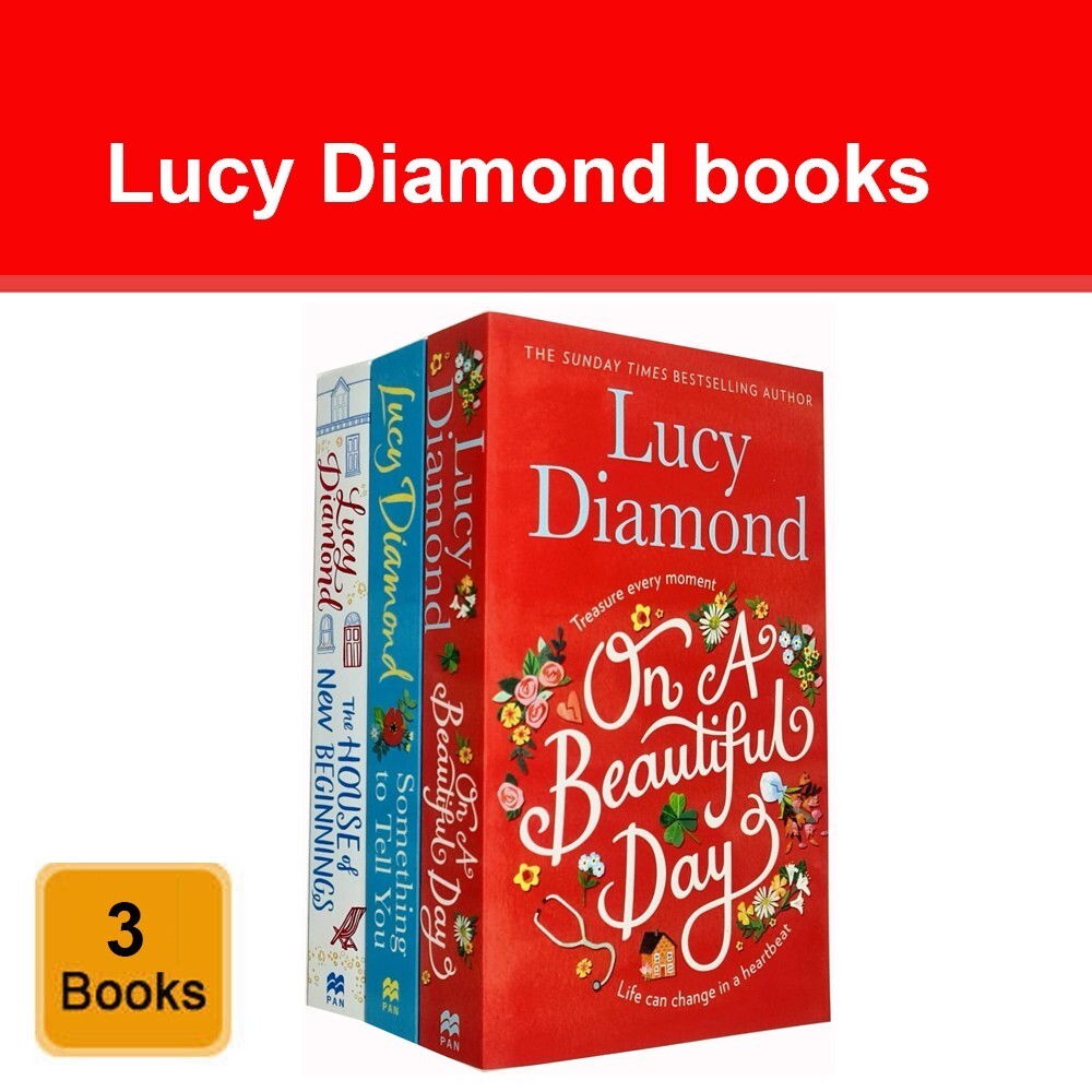 Lucy Diamond 3 Books Collection Set On A Beautiful Day, Something To Tell You