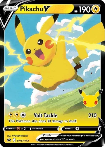 Pikachu V SWSH143 SWSH: Sword & Shield Promo Cards