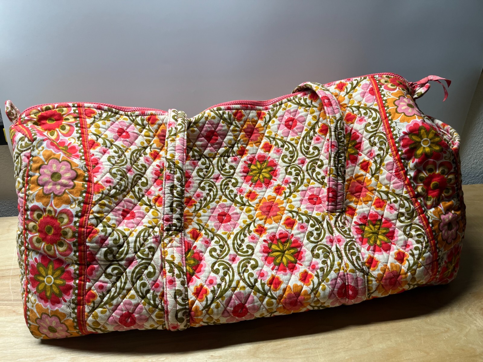 Vera Bradley Weekender Bag Quilted Overnight Travel D… Gem