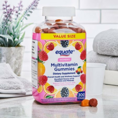 Equate Womens Multivitamin Dietary Supplement Gummies For Overall Health  300 Ct