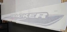 TRACKER 309874 PORT SIDE VINYL DECAL 184" L X 8 1/2" W BLACK / GRAY / WHITE BOAT