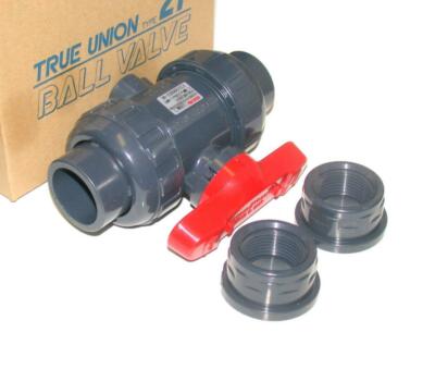 New Asahi Valves  13I10020-H  True Union PVC Ball Valve 25 MM 1'' TYPE 21 EPDM