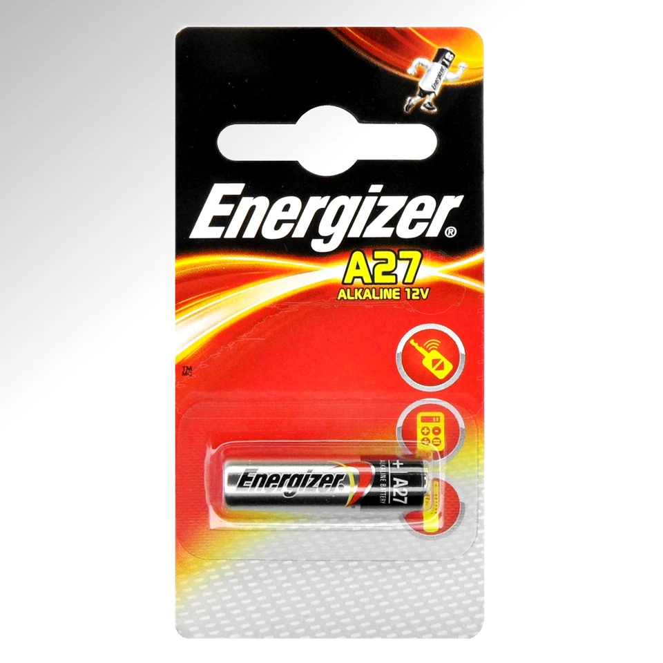 2x 12 Volt DC 27A Alarm Battery L828 8 x 28 mm Keyless Go A27S LR27A Mini Zelle - Bild 1 von 1