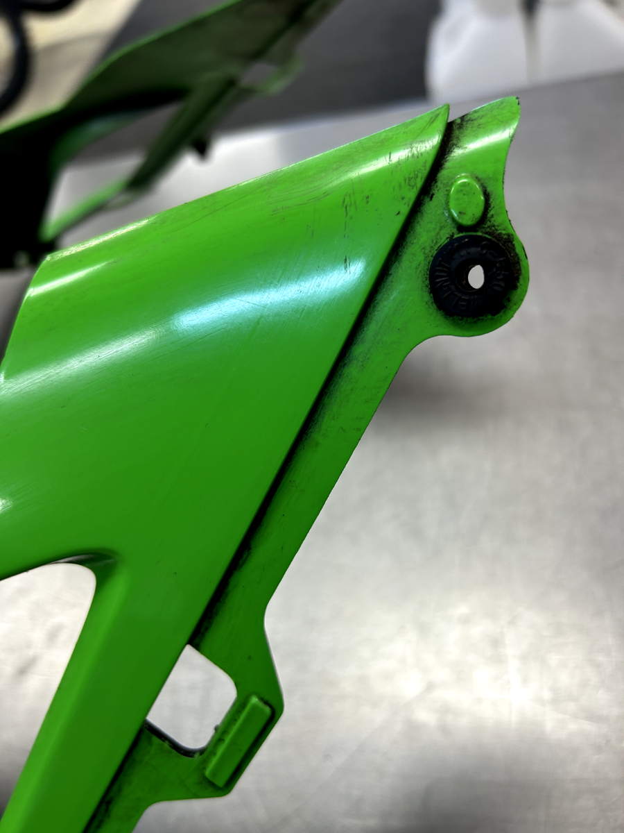 mi008出品 2008 KAWASAKI ZX6 ZX600P8 UNDER BELLY FAIRING LEFT & RIGHT | eBay