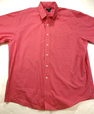 Brooks Brothers Shirt Mens XL Gingham Plaid Preppy Long Sleeve Button Cotton