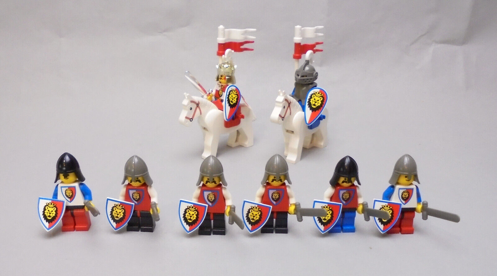 Lego Royal Knights lot horses Knights king